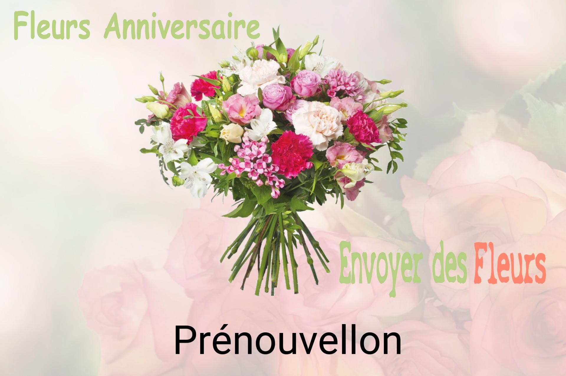 Bouquet de fleurs d’anniversaire livré à Prénouvellon